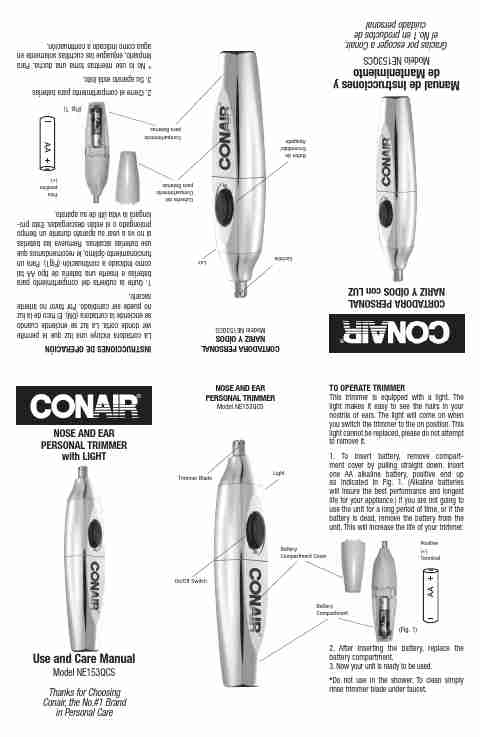 Conair Trimmer NE153QCS-page_pdf